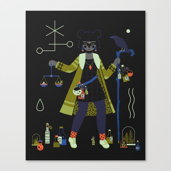 Witch Series: Potions Canvas Print