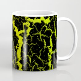 Cracked Space Lava - Lime/Yellow Mug