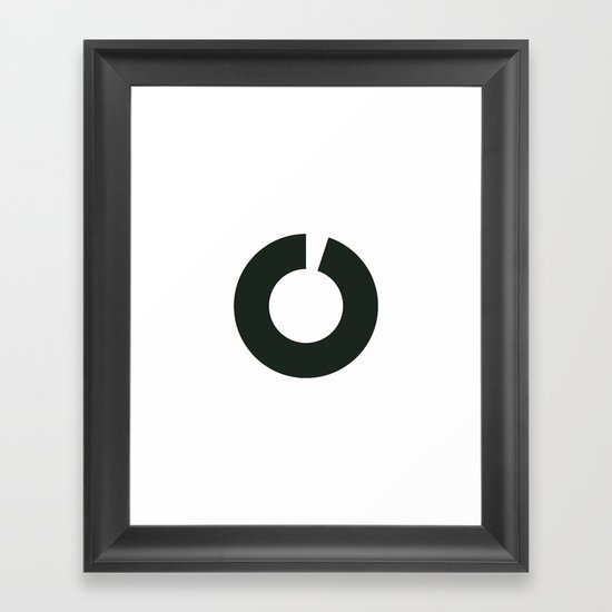 #67 Almost – Geometry Daily Framed Art Print