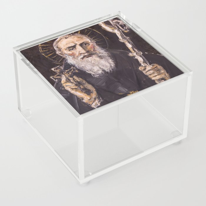 St. Benedict of Nursia Acrylic Box