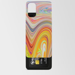 Psychedelic Wavy Abstract Artwork Android Card Case