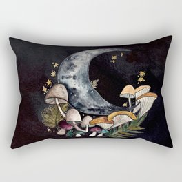 Mushroom Moon Rectangular Pillow