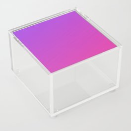 Neon Pink Purple Gradient Acrylic Box