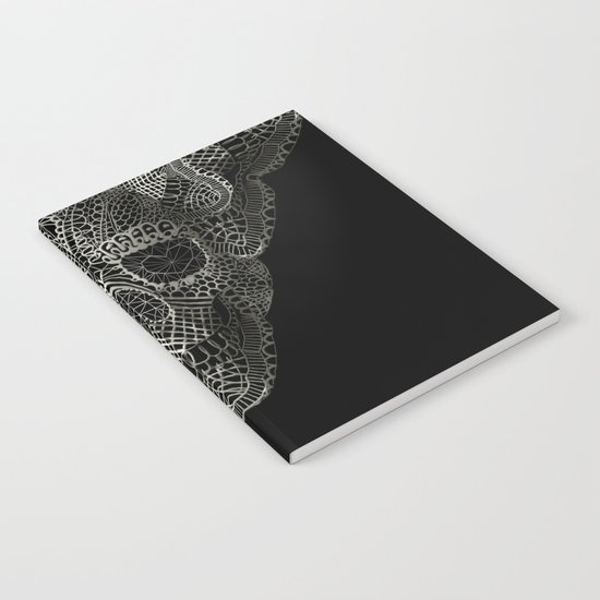 Lace Skull Notebook