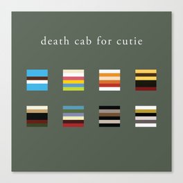 Album Art Series: Death Cab for Cutie Canvas Print