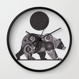 Geo Bear Wall Clock