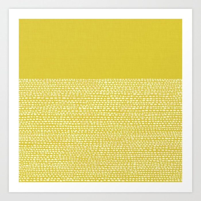 Riverside(Yellow) Art Print