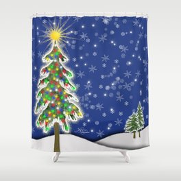 Lighted Shower Curtains Society6