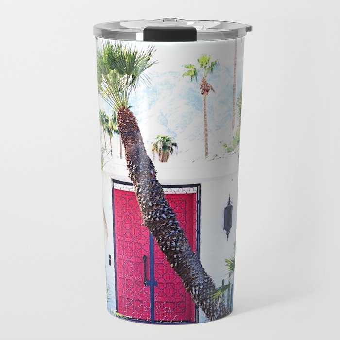 That New Pink Door Palm Springs Travel Mug