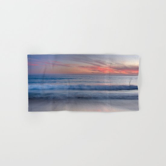 "Magical waves at sunset" Hand & Bath Towel