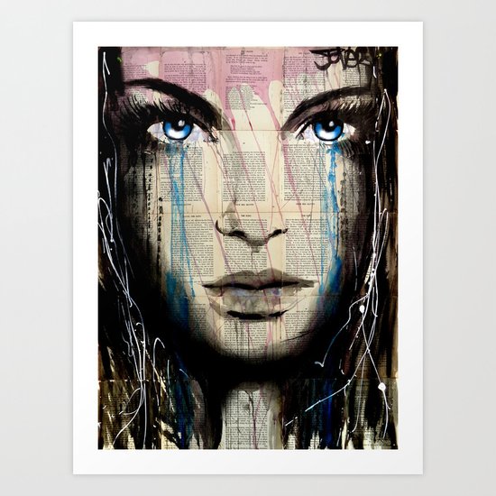 AZALEA BLUE Art Print