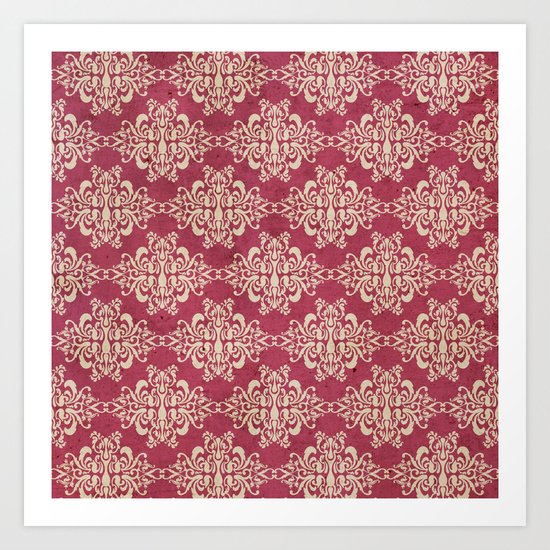 Damask Art Print