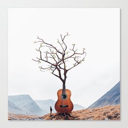 Guitar Tree Canvas Print