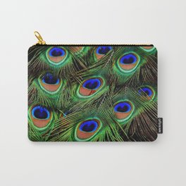 Beautiful photograph of peacock feathers Carry-All Pouch
