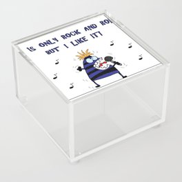 It is only Rock And Roll Acrylic Box