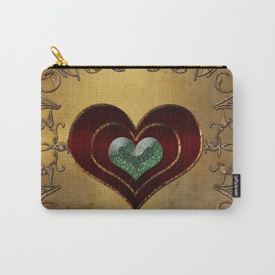 Hearts Carry-All Pouch