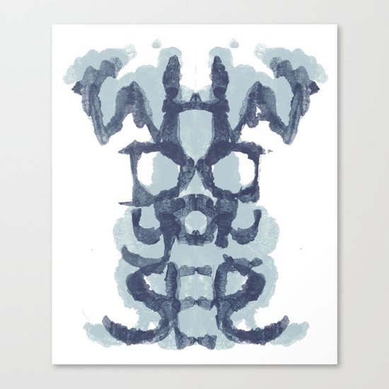 Typography Psychology Canvas Print