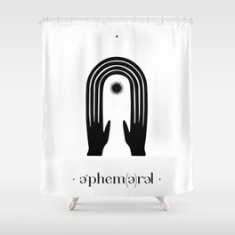 Ephemeral Shower Curtain