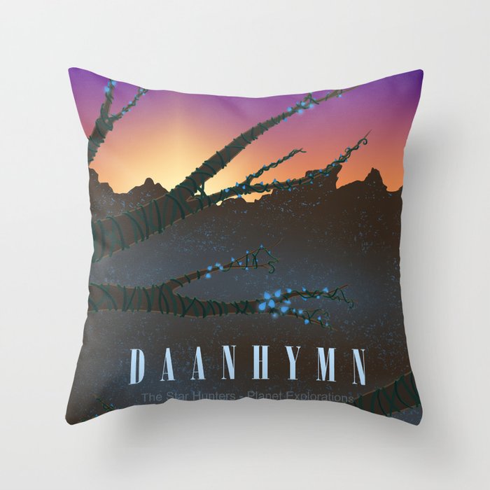 Planet Exploration: Daanhymn Throw Pillow