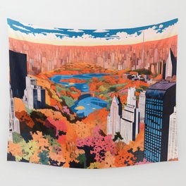 Central Park Reimagined Wall Tapestry