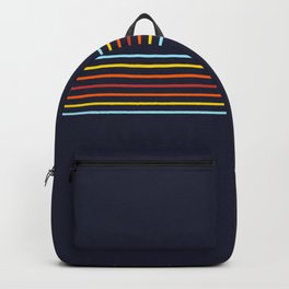 Classic Fine Retro Stripes Backpack