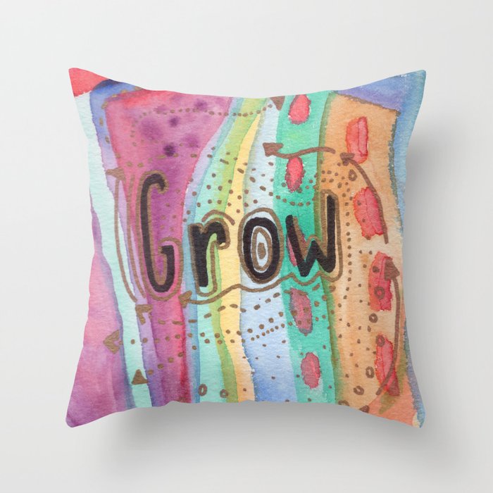 Grow Throw Pillow