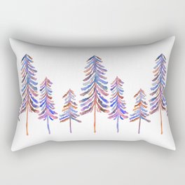 Pine Trees – Vintage Palette Rectangular Pillow