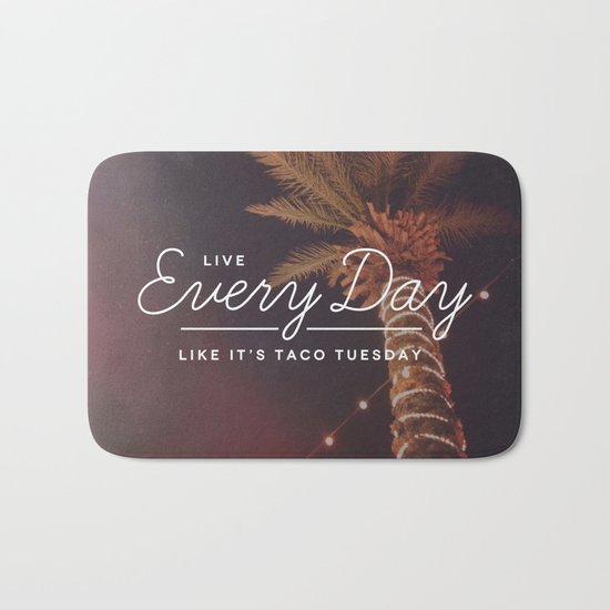Taco Tuesday Bath Mat