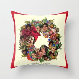 a-wreath-a Throw Pillow