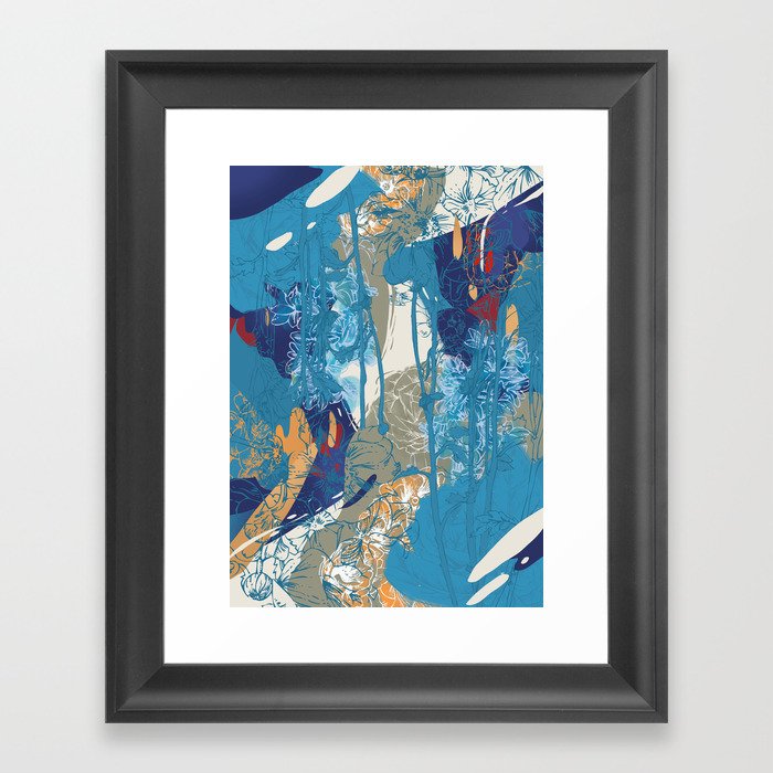 Flowers 01 Framed Art Print