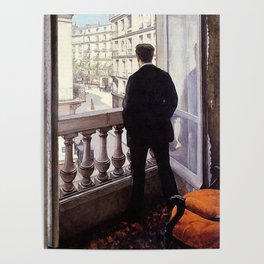 G. Caillebotte - Jeune homme à la fenêtre Poster