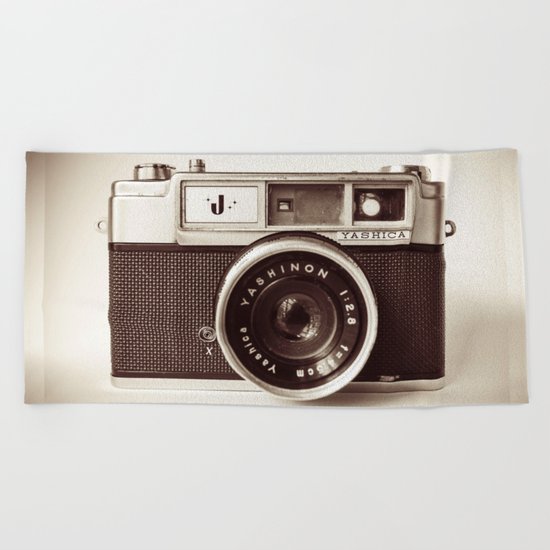 Camera Beach Towel