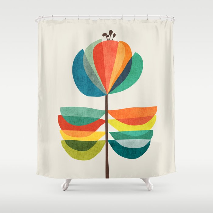 Whimsical Bloom Shower Curtain
