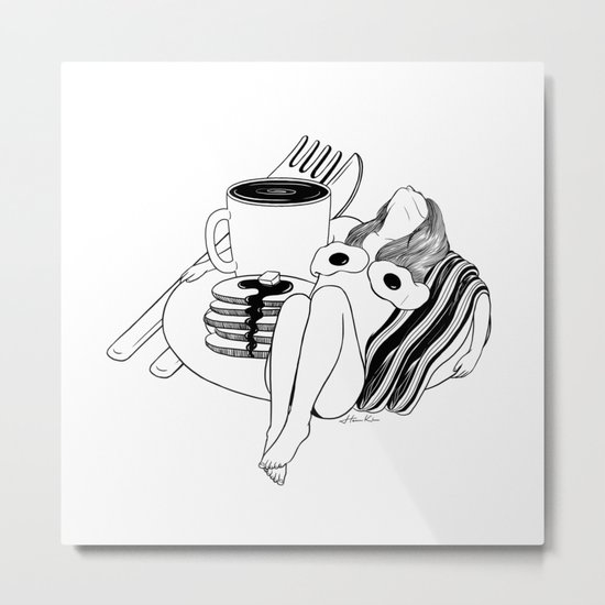 Big Breakfast Metal Print