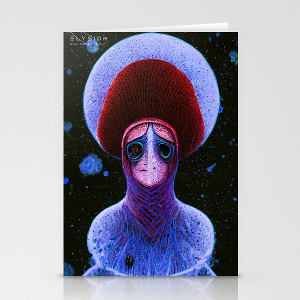 ELX-002 Micrograph of a Humanoid Entity Stationery Cards