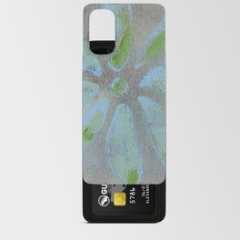 recycled wood daisy  Android Card Case