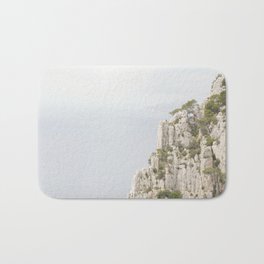 Calanques National Park in France | Rocky Landscape on a Moody Summer Day Art Print | Europe Travel Photography Bath Mat | Coastline, Europe, Mountain, Sea, Horizon, Nature, Hiking, Color, Rock, Travel 