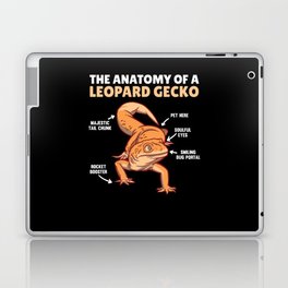 Funny Explanation Of A Leopard Gecko's Anatomy Laptop Skin