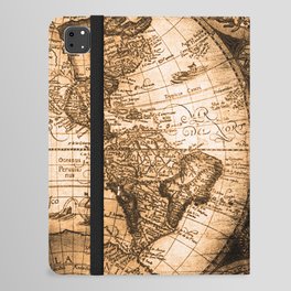 World Map Antique Vintage Maps iPad Folio Case
