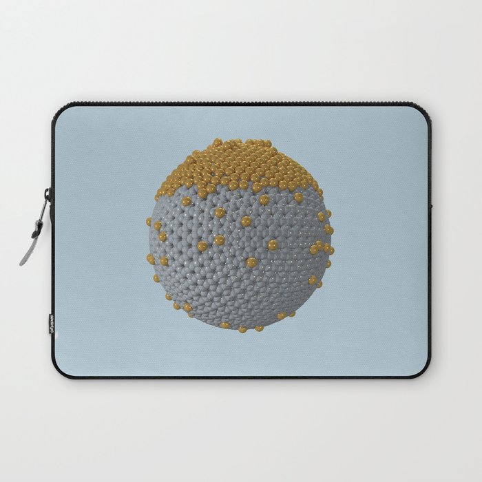  A gray large ball. Laptop Sleeve