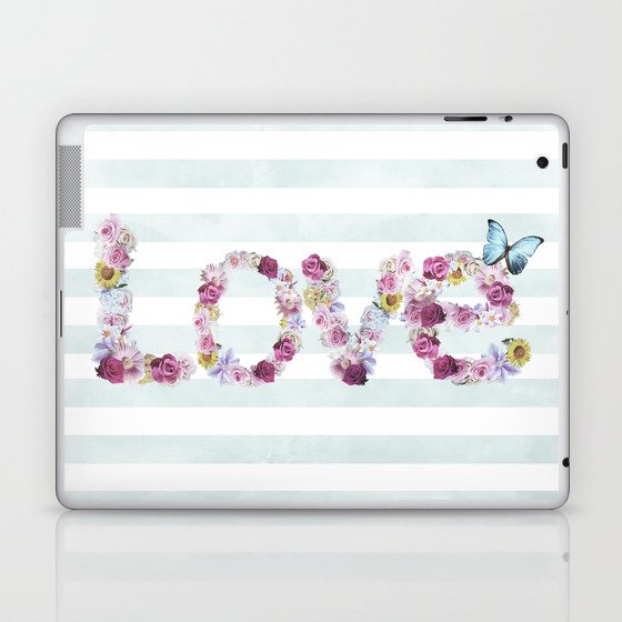 SPRING FLORAL LOVE Laptop & iPad Skin