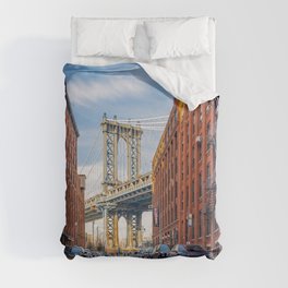 Manhattan Bridge Brooklyn NYC Duvet Cover