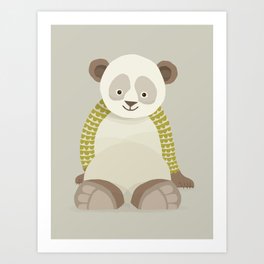Whimsical Giant Panda Art Print