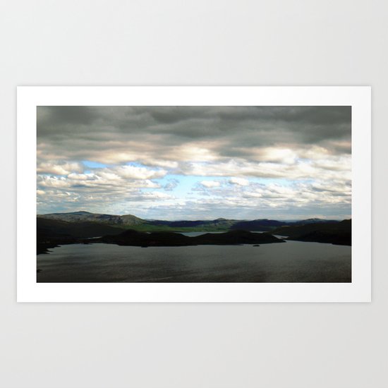 lake sweden. Art Print