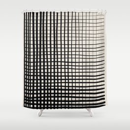 Horizontal & Vertical Lines Shower Curtain