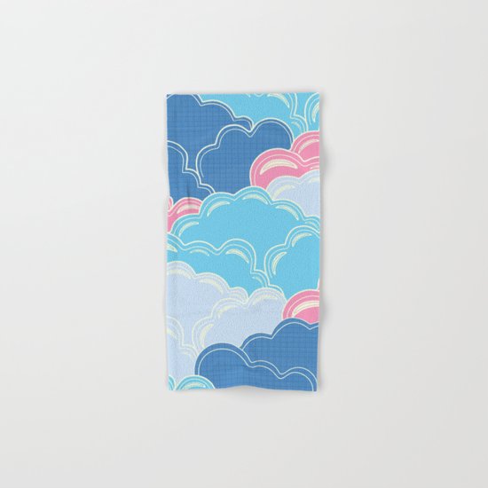 Pillows in the Sky (Clouds no.2) Hand & Bath Towel