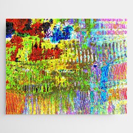 Yellow Lines S41 Jigsaw Puzzle
