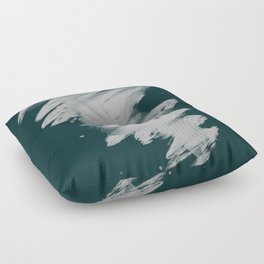 The Life of a Painting 1 - Abstract, Modern, Minimal Art Floor Pillow