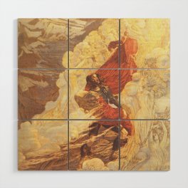 Le destin, 1894 - Carlos Schwabe Wood Wall Art
