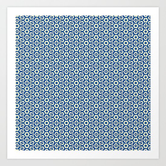 Blue Eyes Art Print
